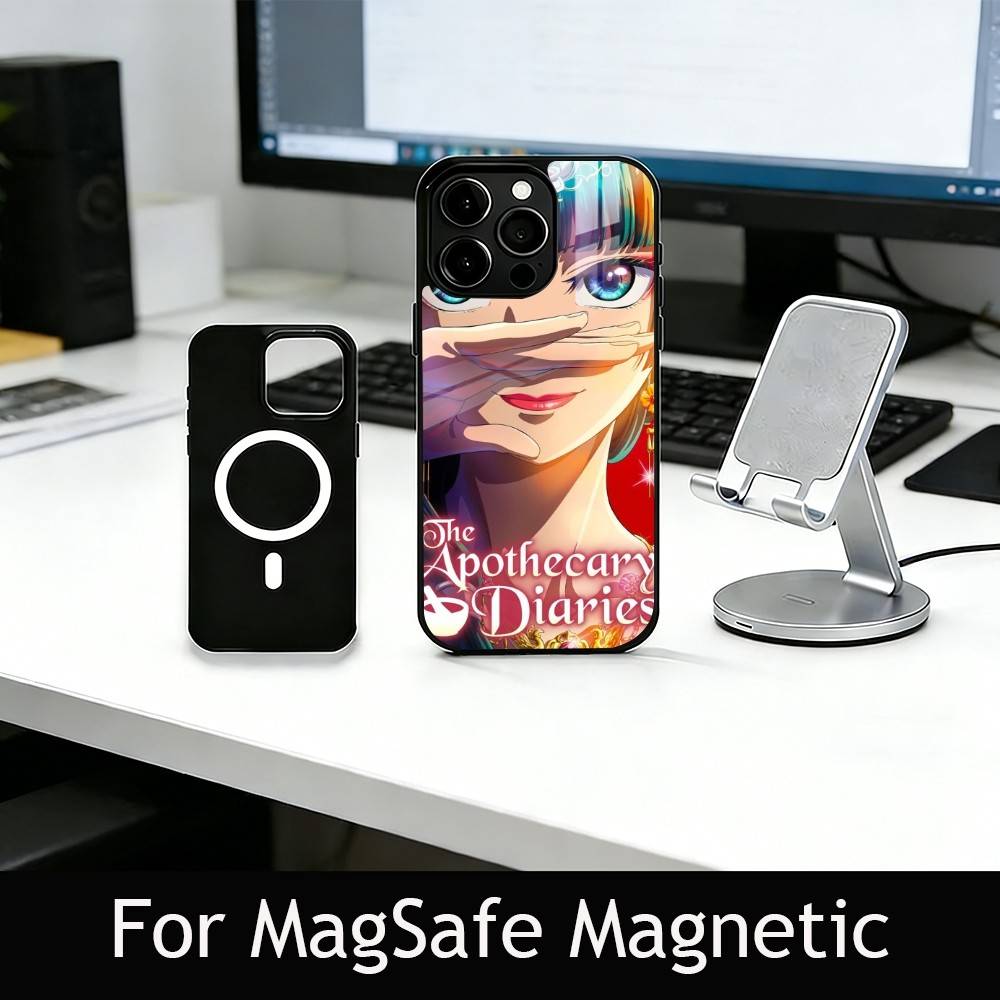 Apothecary Diaries-Mao Mao Phone Case For iPhone17,16,15,14,13,12,11 Plus,Pro Magnetic with Magsafe Wireless Charging