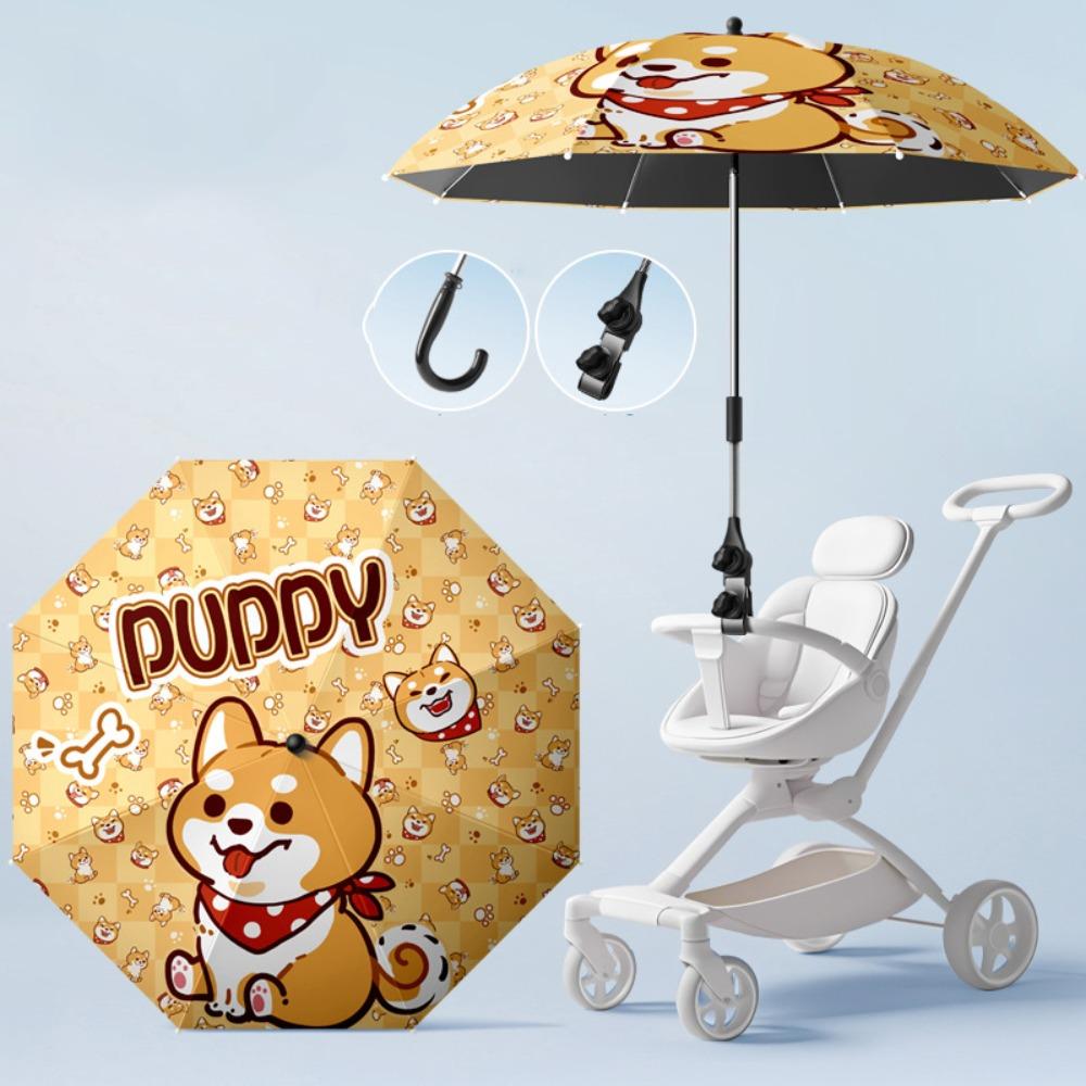 Sun Protection Sunscreen Umbrella UV Protection Stroller Sunshade Infant Stroller Cover  Stroller Style C