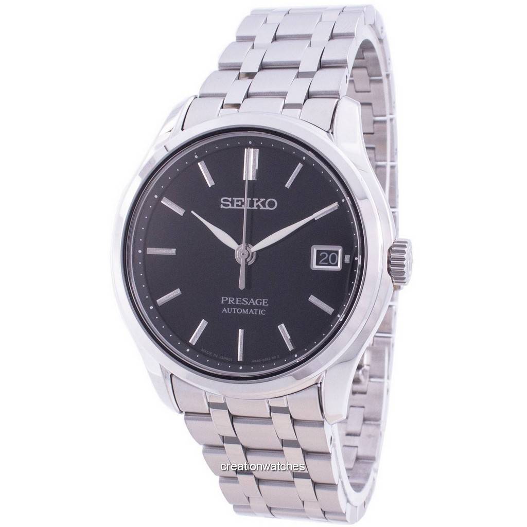 

Восстановленные мужские часы Seiko Presage Automatic SRPD99 SRPD99J1 SRPD99J Сделано в Японии чёрный