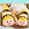 Bumblebee Plush Pig Toy Long Style Stuffed Animal Doll Kids Gift Decoration