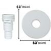 Pool Hose Adapter Plate Replacement Above Ground Pool Adapter Plate for SP1090 Pool Skimmer Accessories Enduring