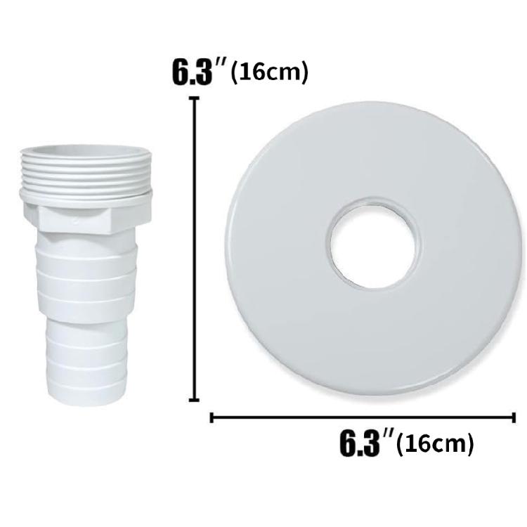 Pool Hose Adapter Plate Replacement Above Ground Pool Adapter Plate for SP1090 Pool Skimmer Accessories Enduring