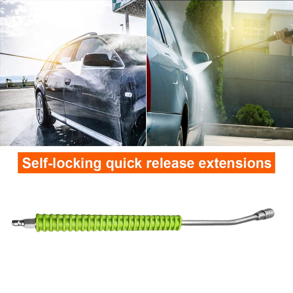 High Pressure Car Jet Washer Lance Nozzle 1/4 Quick Connect Car Cleaning Wand Spear Water Gun Extender Rod for Pressure Washer