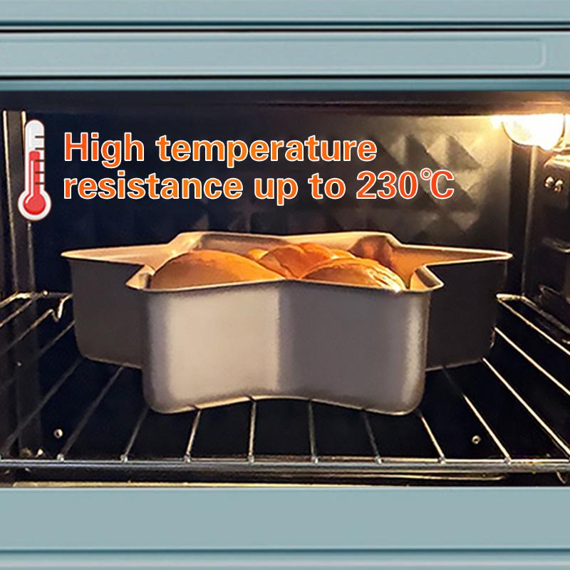 Champagne Zlatá Forma na dort ve tvaru hvězdy Pečení Šestihranná 3D Nepřilnavá potažená Pečicí forma Forma na chléb Sýr Trouba Pánev Kuchyňské nástroje