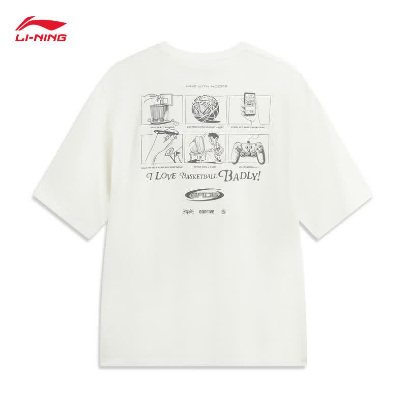 Li-Ning BADFIVE Men's AHSW163 Graphic T-Shirt
