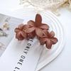 Korean Fashion Gradient 12cm Flower Hair Clip For Women Sweet Hairpins Hair Claws Crab Clamp Barrettes Hawaiian Hair Accessories