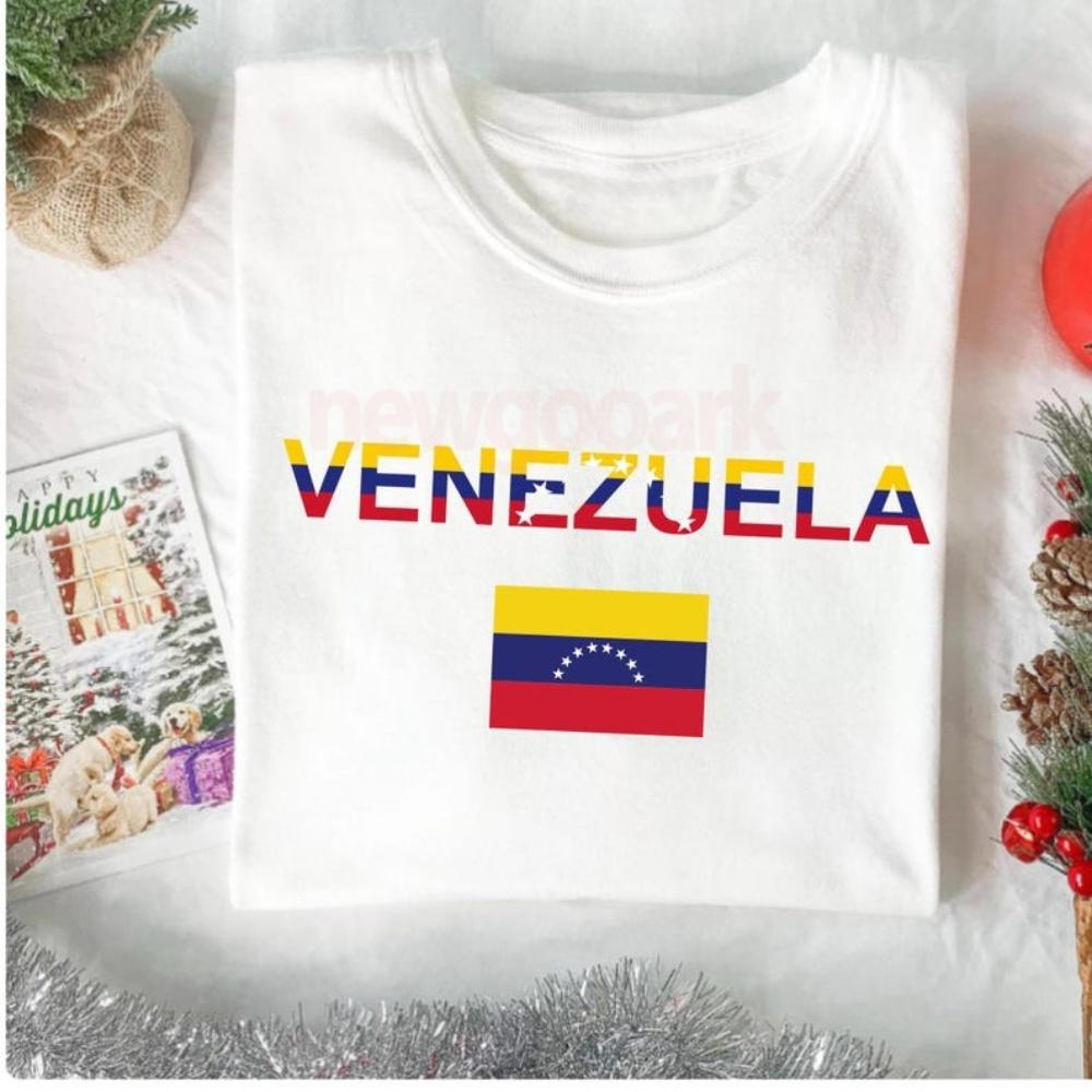 Venezuela National Flag Tshirt Woman Man Casual Cotton Graphic T Shirts Creative Streetwear Camisetas Tops Tee Shortsleev