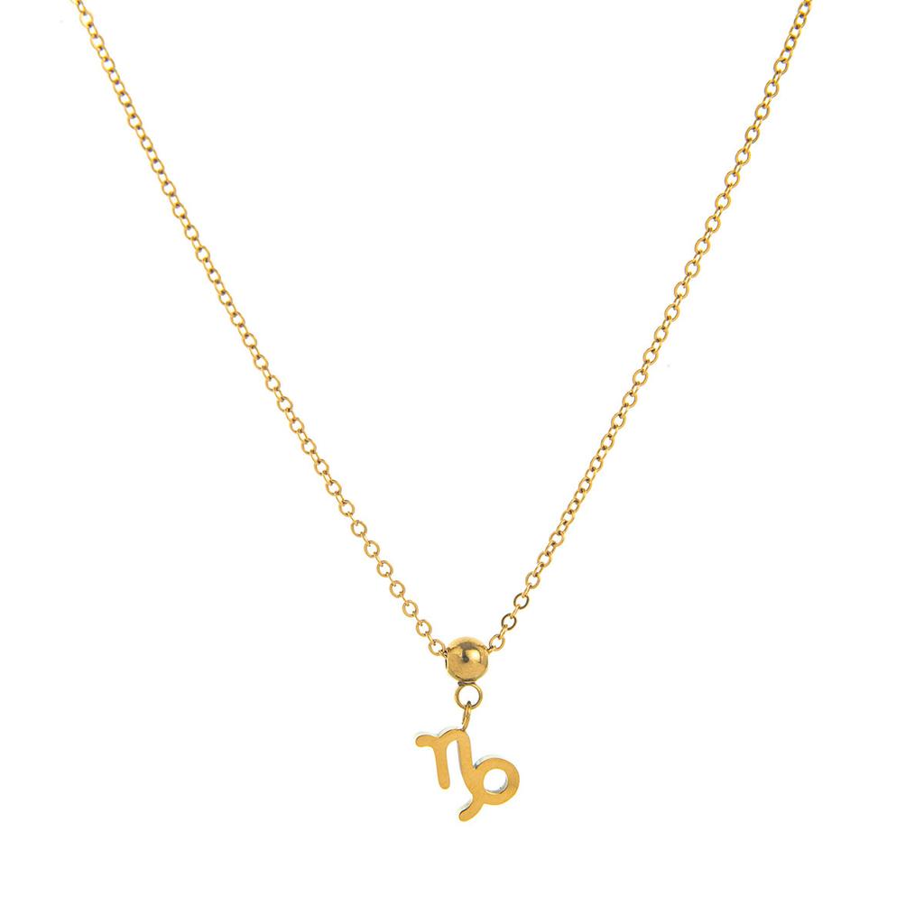 Stainless Steel 12 Constellation Pendant 12 Constellation Symbol Pendant Necklace Bracelet Furnace Vacuum Plating Color Retention