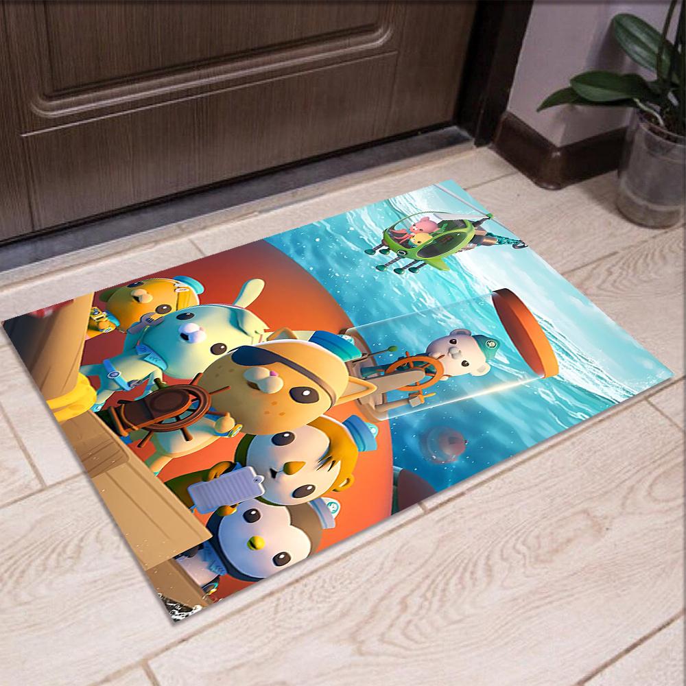Octonauts Printed Carpet Rug for Office Chair Living Room Bedroom Kitchen Room Decor Gifts