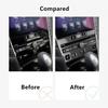 Carbon Fiber Interior CD Panel Frame Trim Cover For Infiniti Q50 Q60 2014-