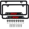 2PCS License Plate Frames Compatible With Dodge Challenger Durango SRT 392 Cars, Universal Aluminum Alloy Car License Plate Holders For Dodge