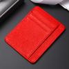 Genuine leather card bag, first layer cowhide card clip, ultra-thin bank credit card cover, multi-card position, and small ID bag.