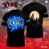 Vintage Rock Dio Band 3D Print T-shirt Men Women Fashion Hip Hop Casual Short Sleeve Tops Tees Mens Clothing Streetwear men New