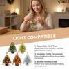 DIY Beaded Christmas Tree Kit Handmade Holiday Parent-Child Easy To Place Other Toys