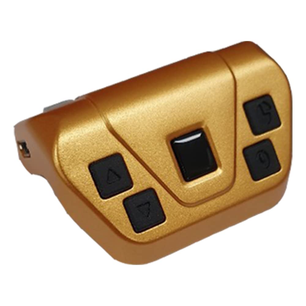 

GOALMU TREE Mobility Thimble Finger Mouse Pointer Wearable Handport Wireless Optical Sensing for Laptop Smartphone Ergonomic Design 17g Gram Gold золотий