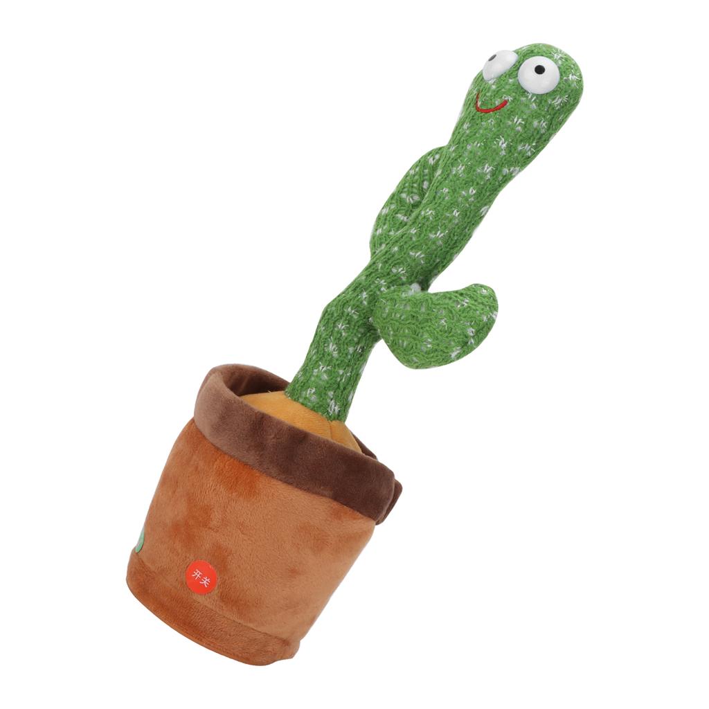 Cute Electric Cactus Plush Doll Funny Twist Dancing Recording Toy Cactus Plush Toy