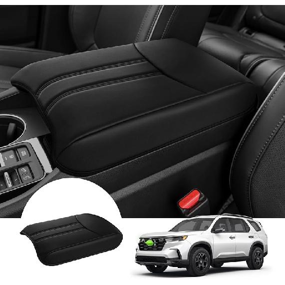 Autorder Center Console Cover For -2025 2026 Honda Pilot/ 2024-2026 Ridgeline Passport Accessories Armrest Cover Anti-Scratch Middle Console Pad