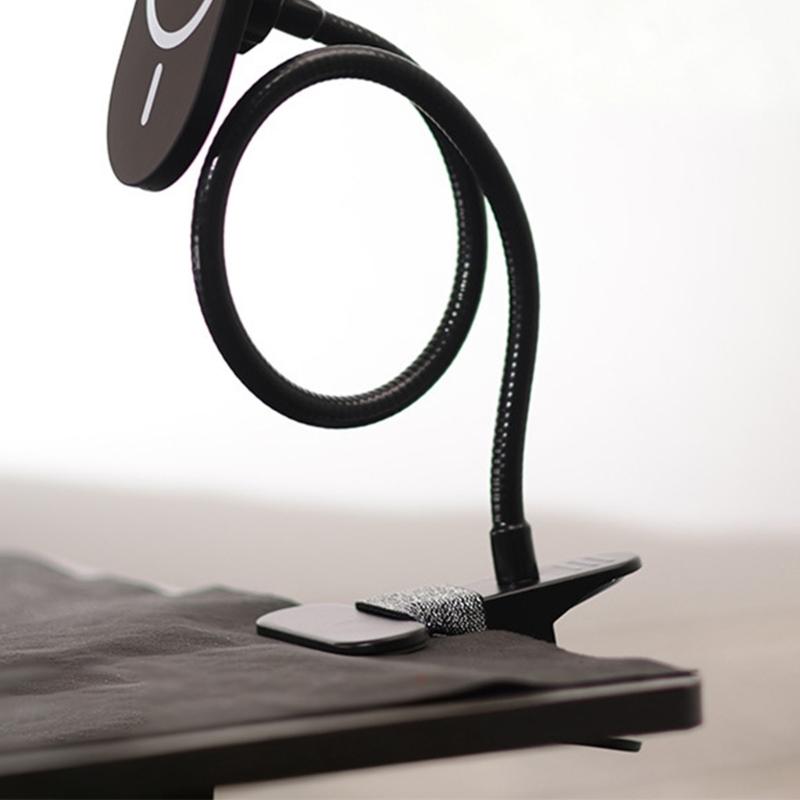 Metal Phone Mount Clamp Base 17mm Ball Head Base 360 Degree Rotation For Vertical Horizontal Viewing Recording