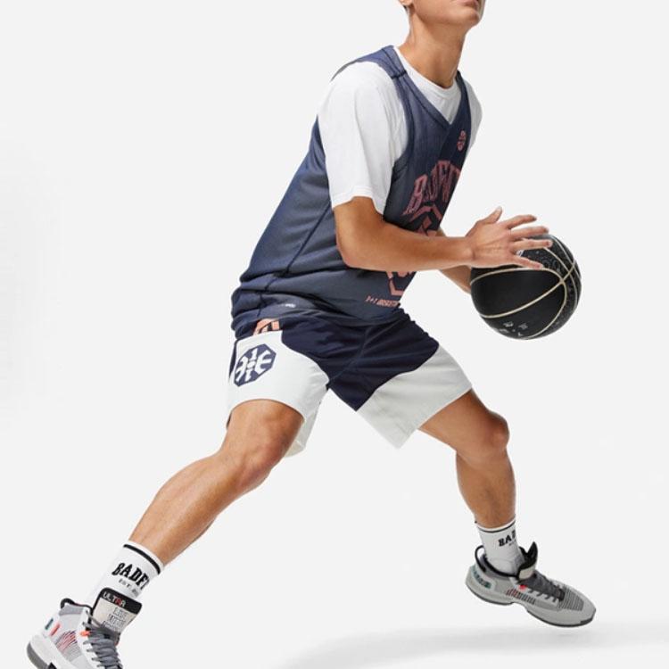 Li-Ning Badfive Letter Print Loose Basketball Vest Men Tops AAYT525-4