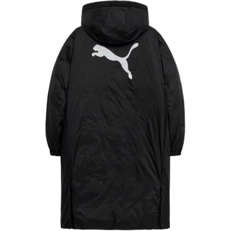 Puma Ultra HC04 Fashion Minimalist Reversible Warm Long Down Jacket Unisex Outerwear Black 941155-01