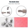 36pcs/set DIY Leather Seal Engraving Craft Tool Steel Alphabet Number Stamp Craft Stamps Metal Printing Mold Engraving Set