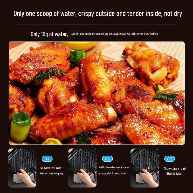 Midea 5L Smart Touch Air Fryer CN Plug (adapter Included)