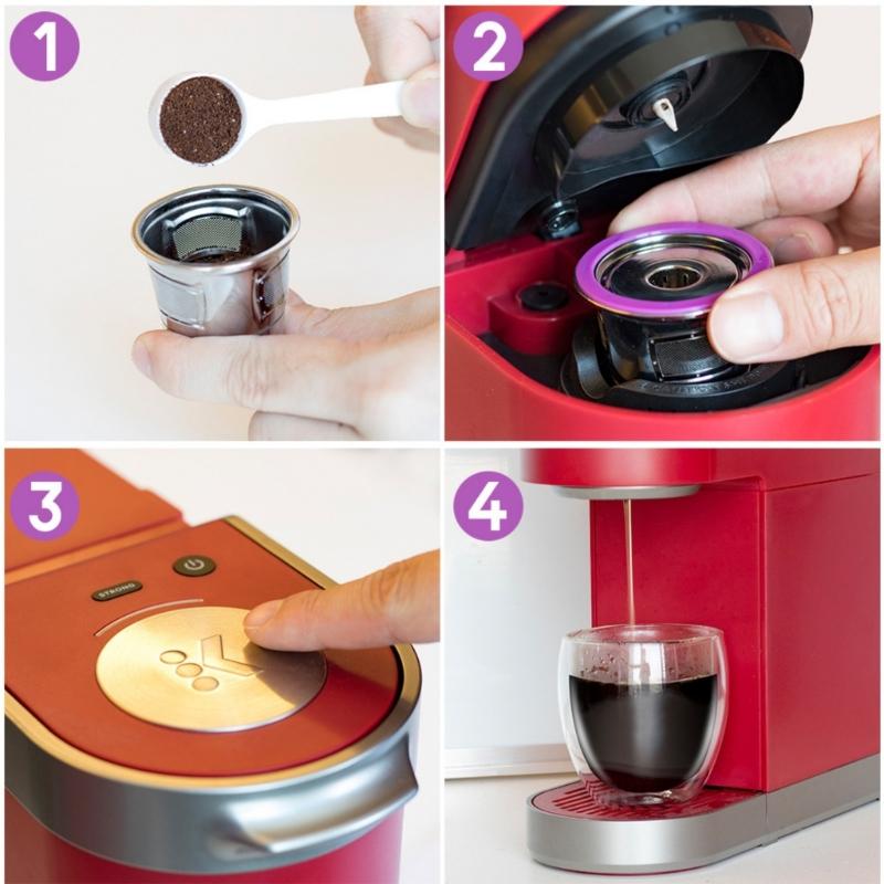 Coffee Capsuled Cup Universals Reusable Coffee Pods Refillable Coffee Capsuled Stainless Steel Cup Coffee Pods Enduring