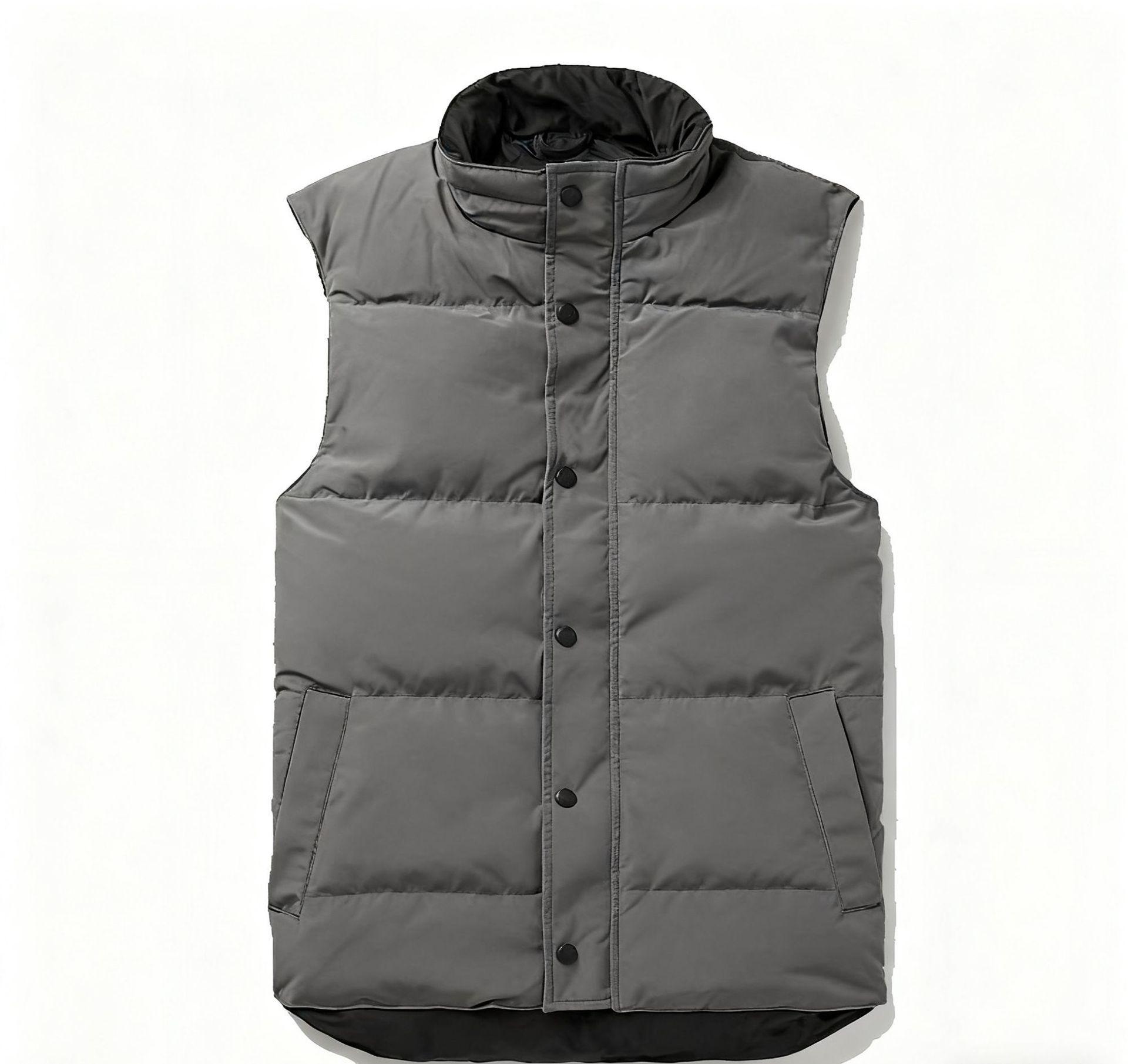 

2025CG Преміальний жилет Canada Goose зі стоячим коміром та новим логотипом-значком - Стильний та теплий для пар Extra Large