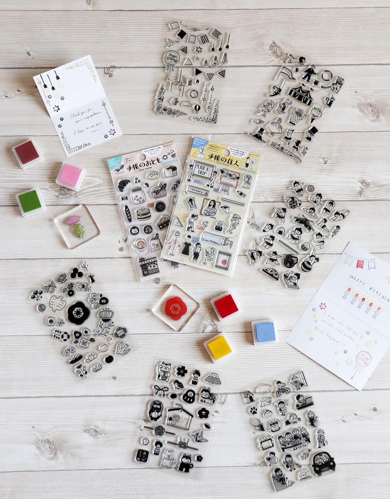 World Craft Clear Planner Companion Acrylic Block Nordic Stamps, Set, Style, AZ-CS-006