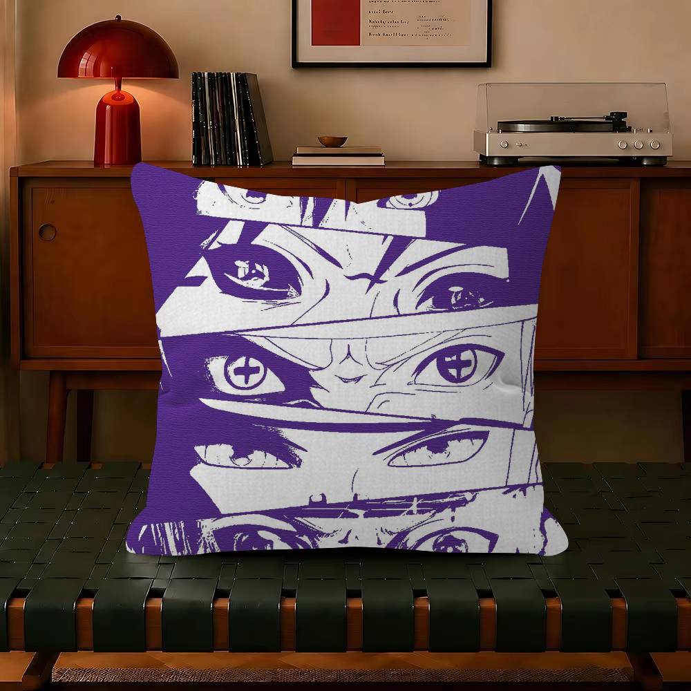 NARUTO retro Eye Pillow Gift Home Office Decoration Bedroom Sofa Car Cushion Cover case x