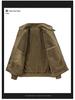 Men's Winter Plus Velvet Pilot Jacket Coat - Thickened Large Size Workwear Lapel Cotton Jacket