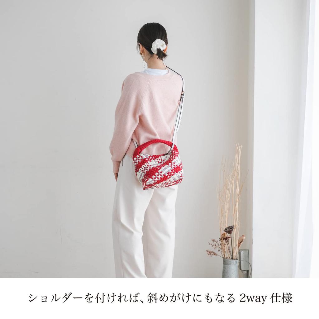 Bolsa de Ombro de Rede QUAY Perfeita para o Dia a Dia ou como um Presente Popular para 99460 2 Vias (com alça) Mulheres, Leve, Uso, Deslocamento, Bolsa.