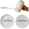 12Pcs Reusable 70mm/86mm Plastic Mason Jar Lids for Wide Mouth Jar Seal Bottle Cover Spout Lid Good Seal Kitchen Tool