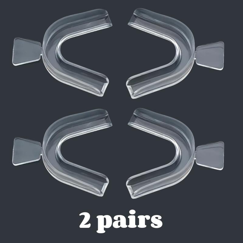 1-4pair Unisex Teeth Aligner Silicone Invisible Dental Orthopedic Tray for Whitening Straightening Nighttime Use Teeth Care Tool