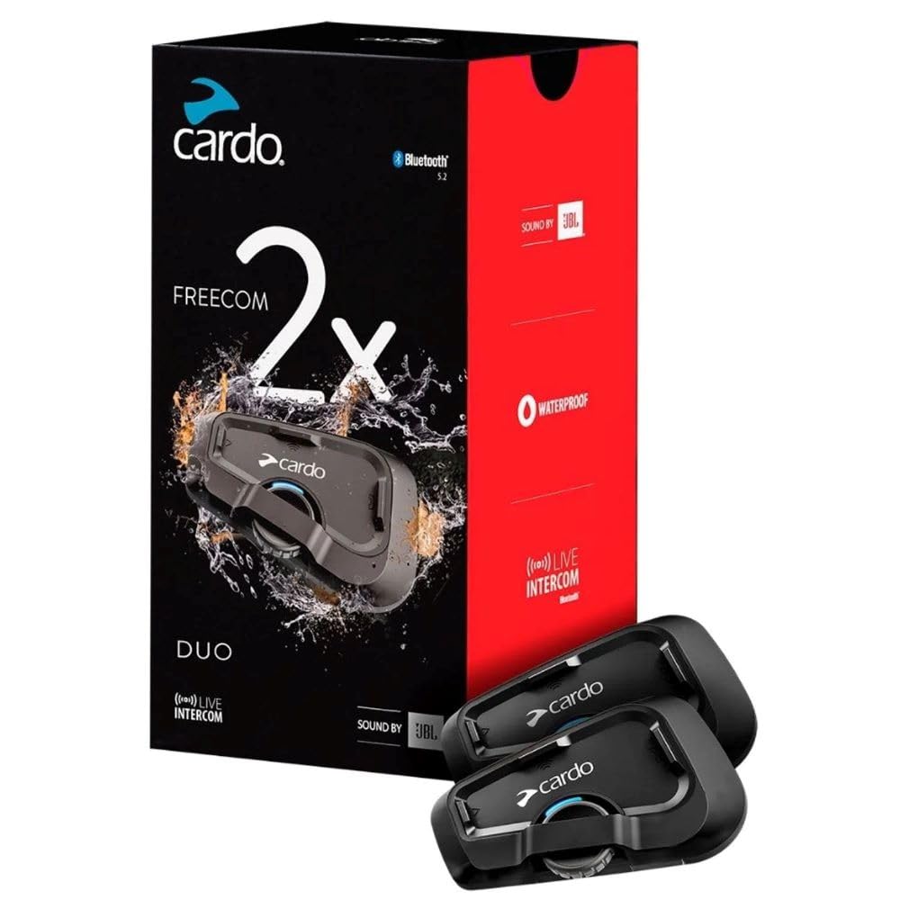 

Cardo Bike Intercom FREECOM 2X DUO for 1-2 people FRC2X103