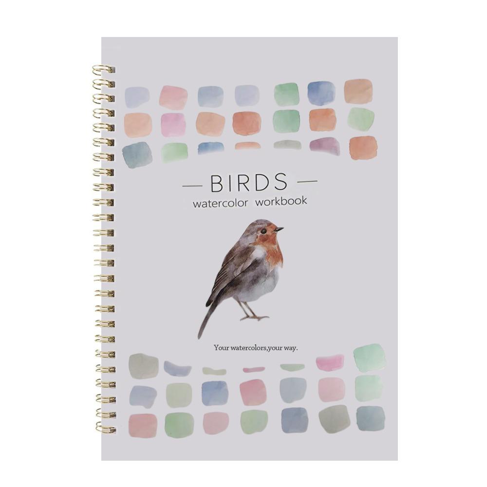 with Paint Brush Watercolor Workbook Beginner-Friendly Art Painting Supplies for Kids Adults Teens