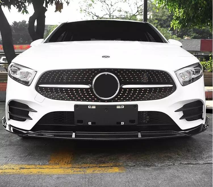

Front lip skirt (black) for Mercedes A-class W177 2018-
