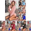 Cozy Women's Fluffy Faux Fleece Hooded Shorts Romper Pajamas Nightwear Set