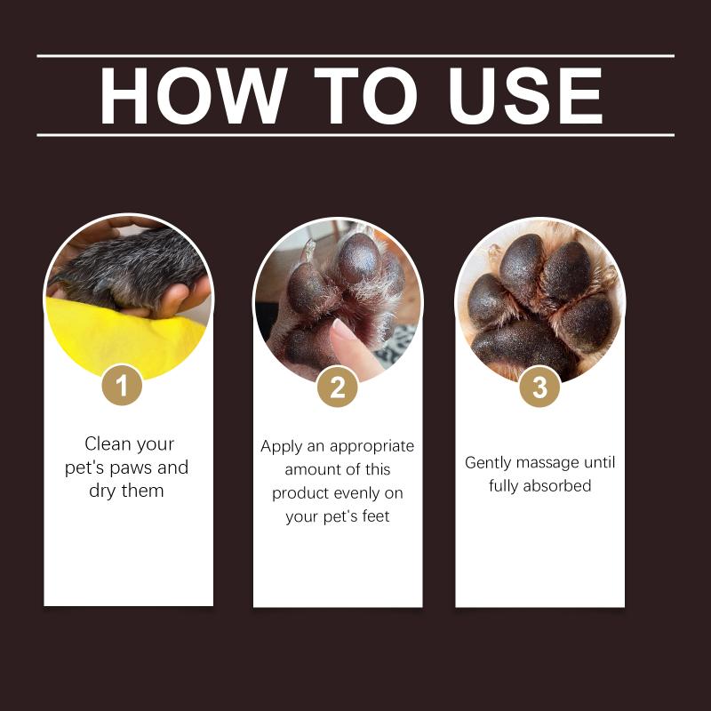 Yegbong Pet Paw Balm Stick Honey Moisturizing Balm For Dogs Cats Hydrates Dry Paws Restores Pad Elasticity