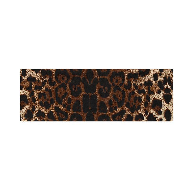 

Широкая эластичная повязка на голову с леопардовым принтом для умывания лица, спорта, впитывания пота, женская резинка для волос