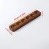 1piece Paulownia Wooden Egg Rack, Kitchen Egg Storage Rack Suitable for Restaurant, Kitchen, Home Egg Storage Rack