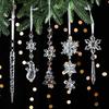 New Year Hanging Acrylic Decorations Crystal Christmas Tree Ornaments Pendant