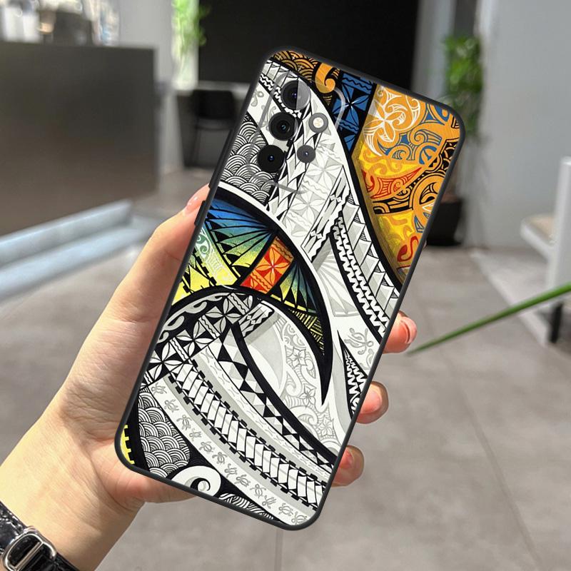 Traditional Hawaiian Island Tattoo Case For Samsung Galaxy A22 A32 A52 A15 A16 A05 A26 A36 A56 A53 A33 A13 A34 A54 A14 A35 A55