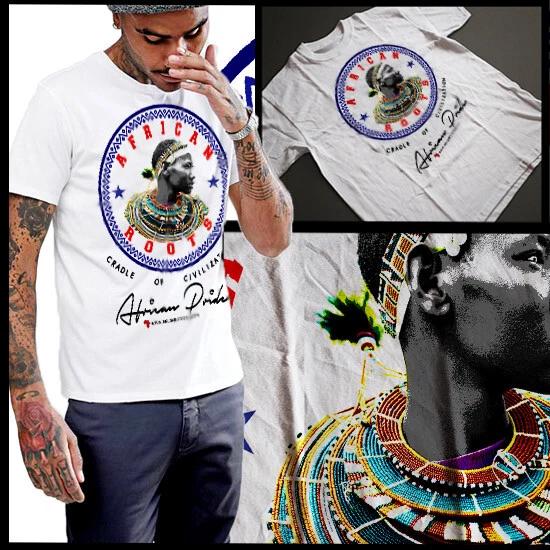 African Tribal Roots T-Shirt Black History Month Kemetic Ancestory Cotton Tee XL