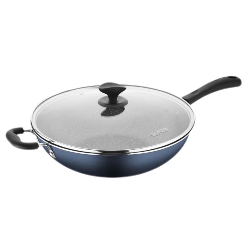 Supor 32cm Star Stone Non-stick Stir-fry Wok