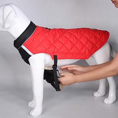 Zimní zateplený reflexní nepromokavý bavlněný kabátek