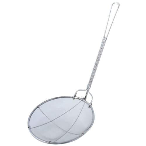 PRO SERIES 18-8 Heavy-Duty Pressed Frying Knife, 18cm Coarse Mesh