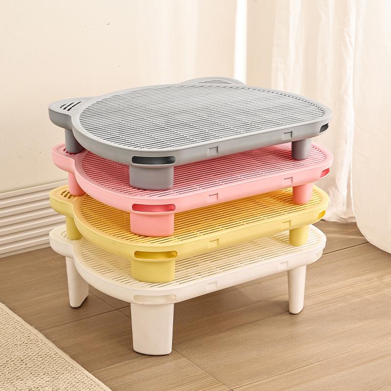 Indoor Cat Litter Mat Easy To Clean Double Layer Litter Box Control Sand Table Non-Slip Washable Cat Litter Mat Collection Pad