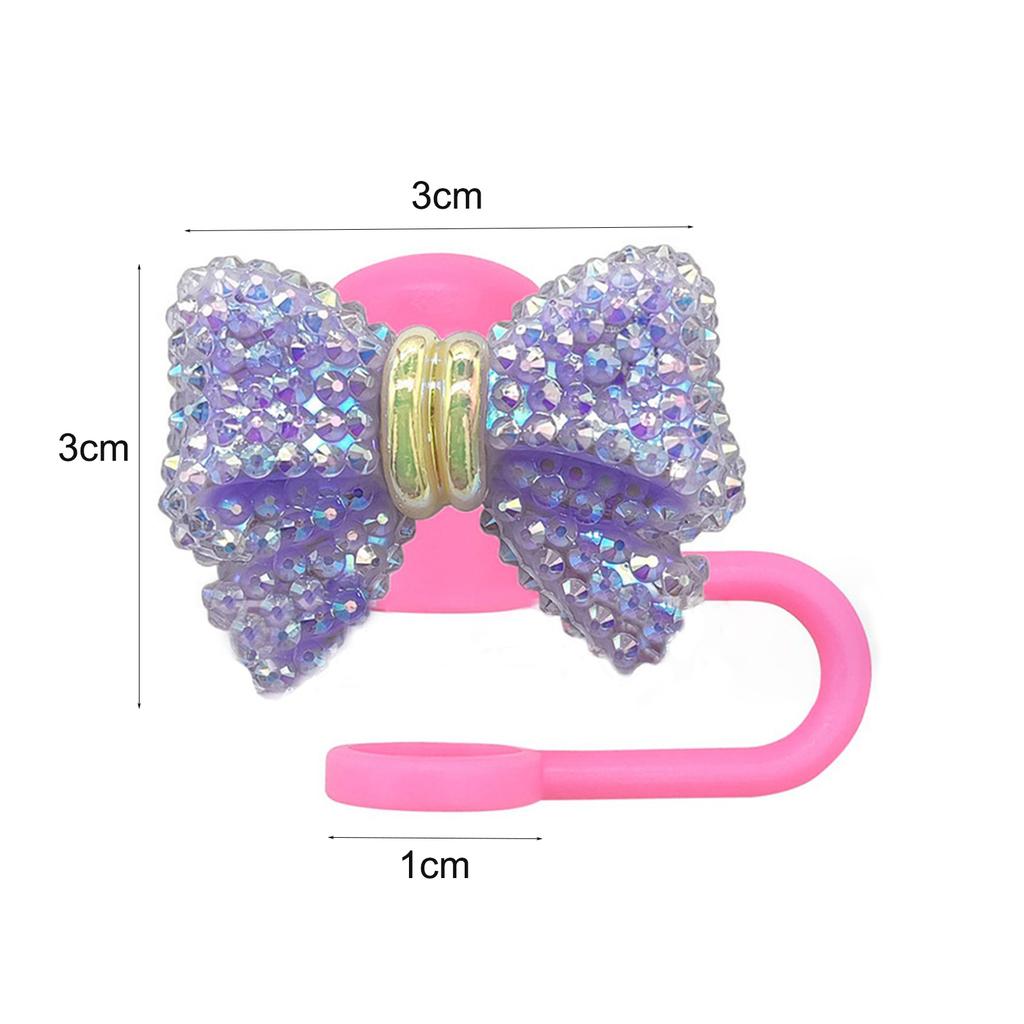 Blumen Strohhalm Kappen 10mm Silikon Strohhalm Spitzen Deckel Wiederverwendbarer Staubdichter Strohhalm Aufsatz für Stanleys Becher Partydeko