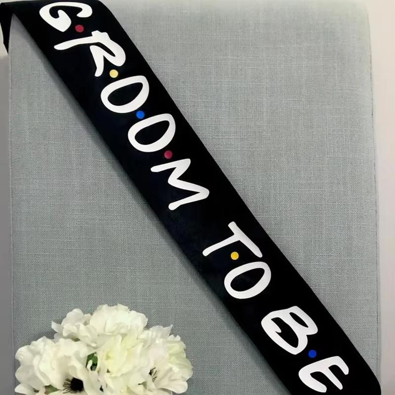 

I Do Crew Bridesmaid Maid of Honor groom Bride to be sash Friend Theme Bachelorette Party bridal shower decoration proposal gift